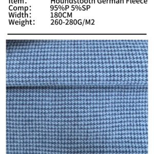 Houndstooth German Fleece