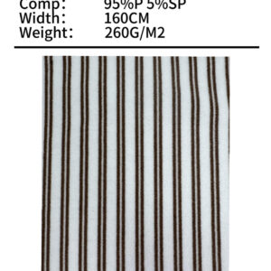 Striped German Fleece